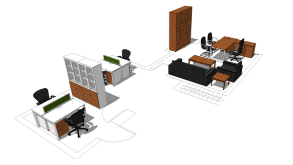 南京高端辦公家具公司定制設(shè)計(jì)萊茵鉑郡復(fù)式挑高辦公室