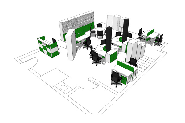 南京辦公室家具廠家定制設計錦江麗舍復式挑高辦公室