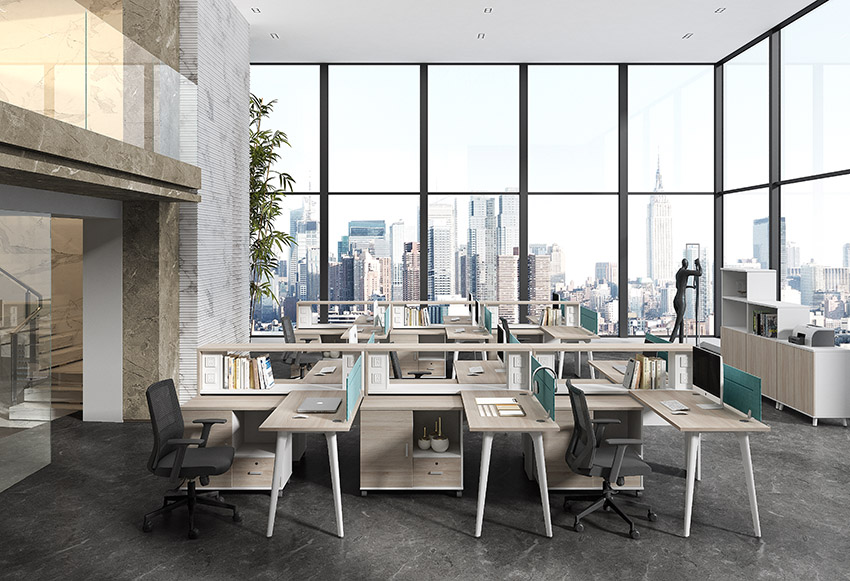 時尚簡約多人組合屏風辦公桌隔斷 屏風工作位 屏風卡位廠家定制