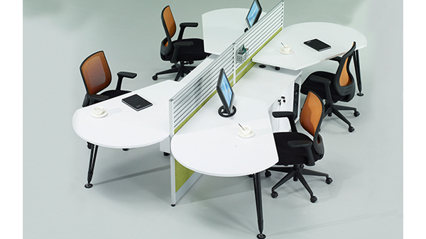 簡約時(shí)尚四人組合屏風(fēng)辦公桌隔斷工作卡位弧形 簡約時(shí)尚四人組合屏風(fēng)辦公桌隔斷工作卡位弧形
