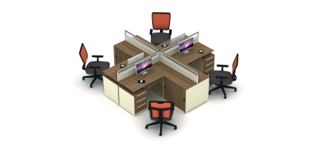 辦公屏風卡位辦公桌分類、尺寸及價格